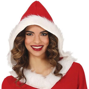 Fiestas Guirca Womens/Ladies Mrs Claus Hooded Costume Set