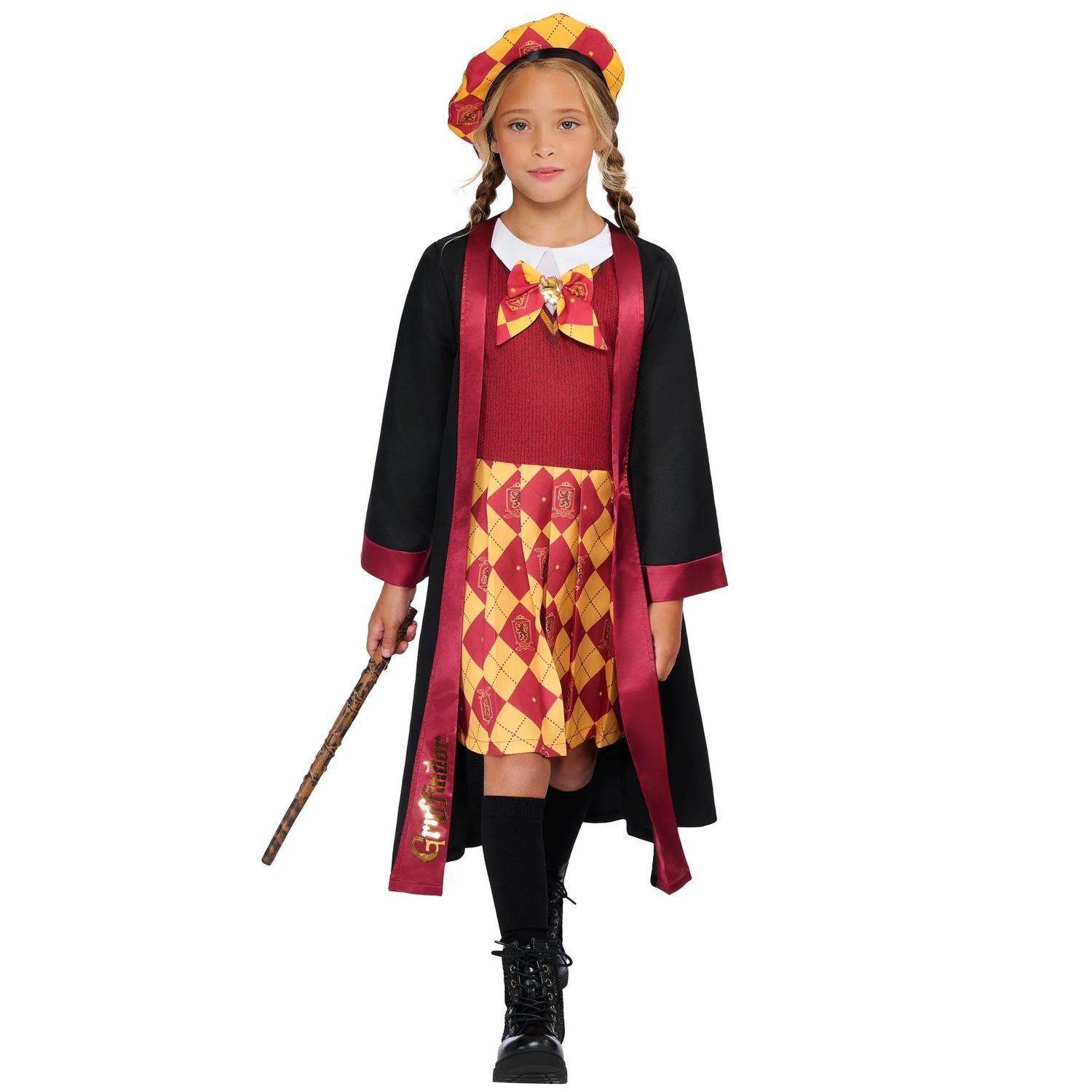 Harry Potter Childrens/Kids Deluxe Gryffindor Costume Set - Multicoloured / 9-10 Years