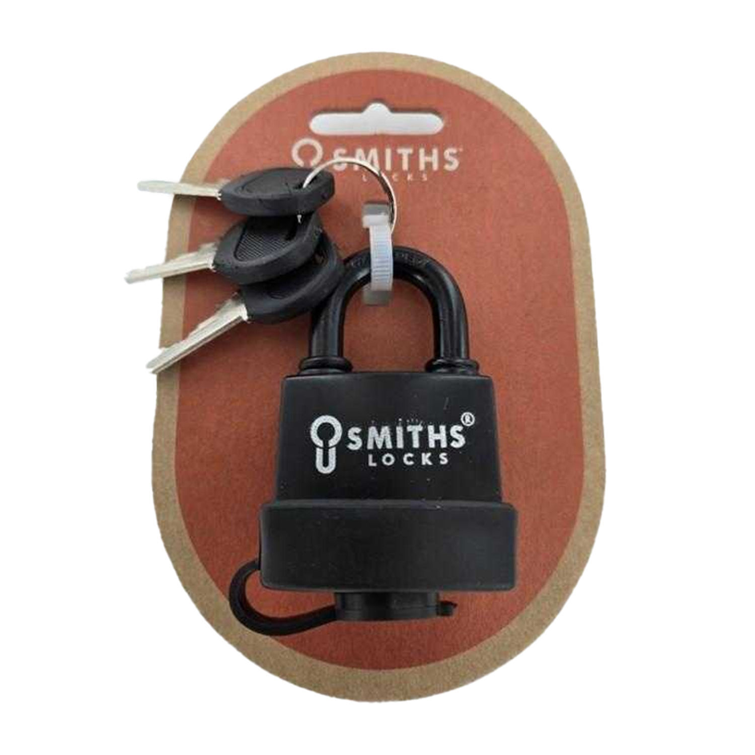 Smiths Locks Keyed Padlock - Black