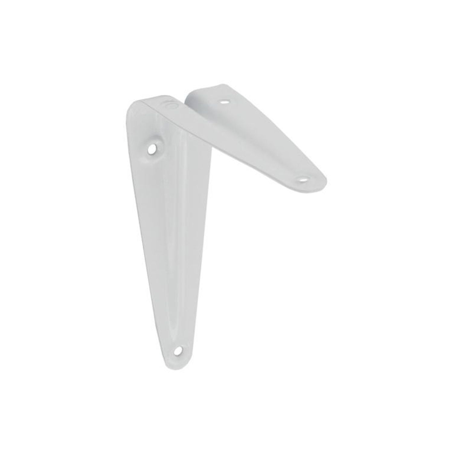 Smiths Ironmongery Shelf Brackets (Pack Of 20) - White