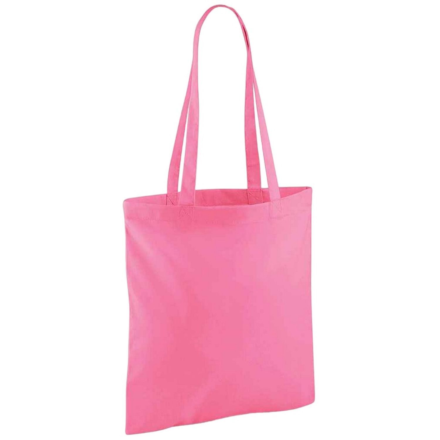 Westford Mill Bag For Life Long Handle Tote Bag - True Pink