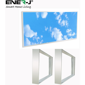 1195x595mm SKY LED Backlit Panel, 60W (2pc pack) with 2 x Foldable Surface