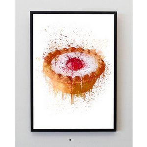 Bakewell Tart Art Print