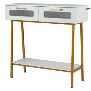 2 Tier Narrow Sofa Table