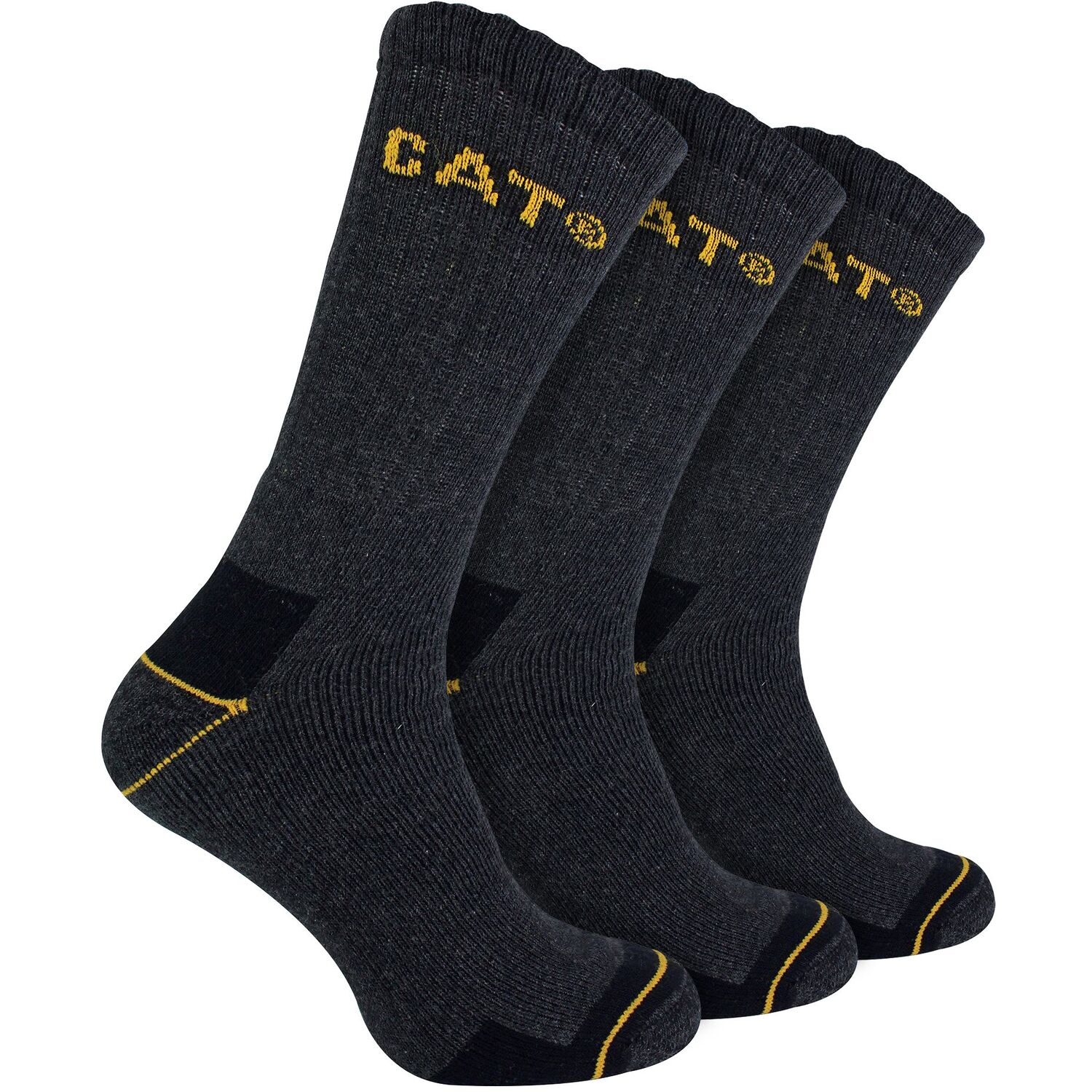 Cat 3 Pairs Mens Real Work Socks
