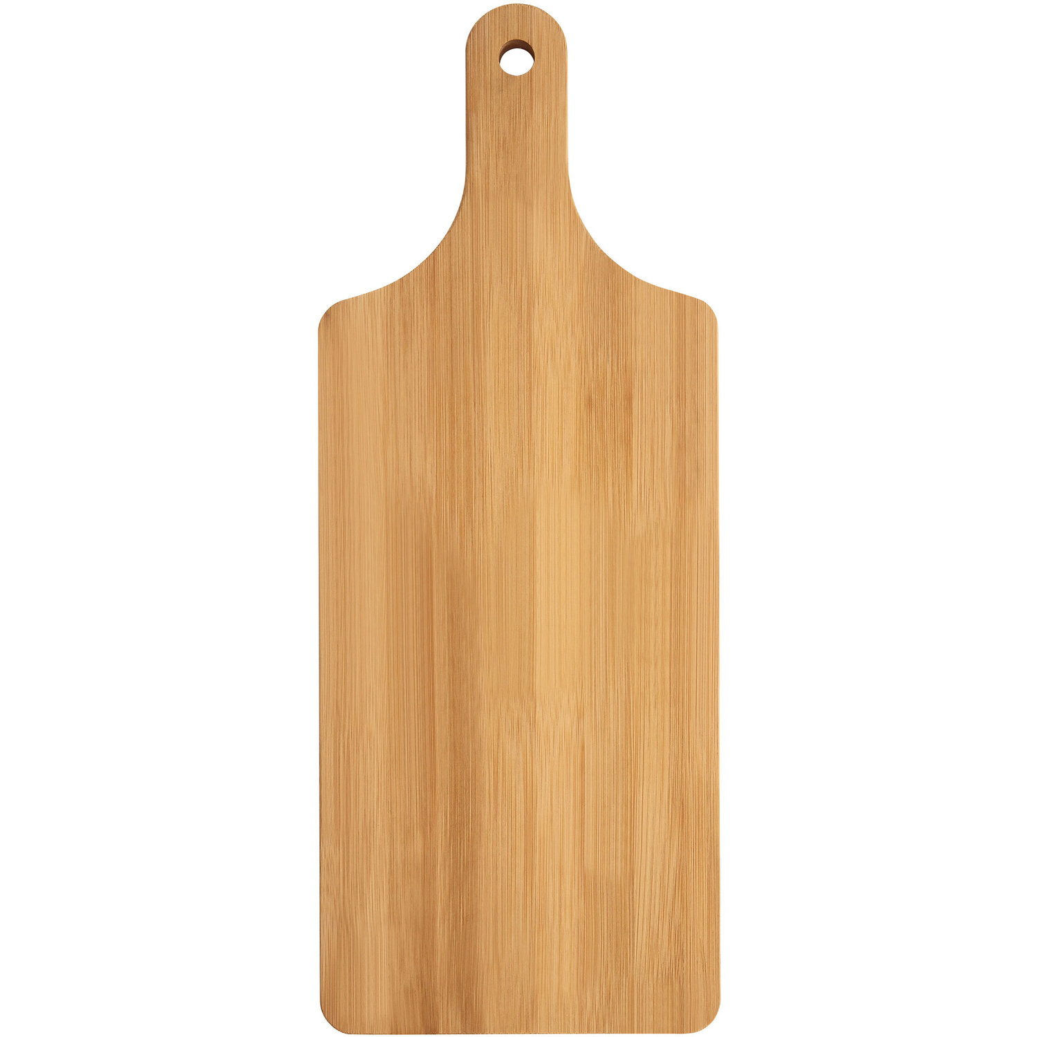 Essentials By Premier Aleki Large Bamboo Paddle Chopping And Serving Board - Natural