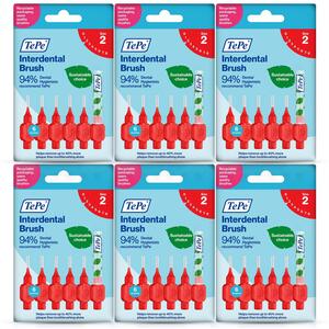 Tepe Interdental Brush Red 0.50mm - Pack of 6