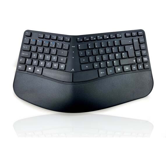 Accuratus Contour Ergo Wireless BT/RF Keyboard - Black