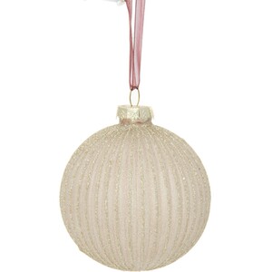 Glitter Brushed Bauble