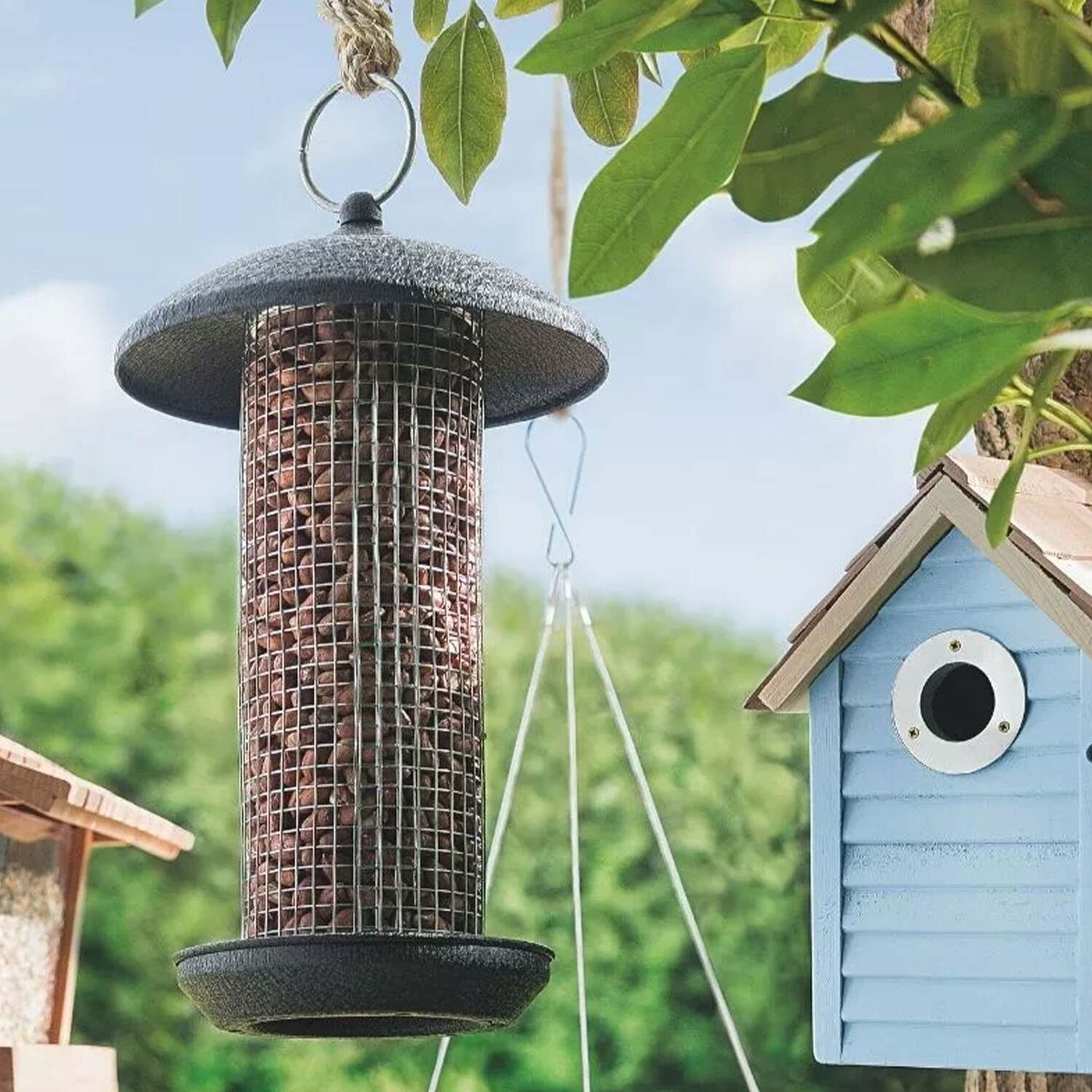 Image of Gardman Black Steel Large Peanut Feeder&hellip;