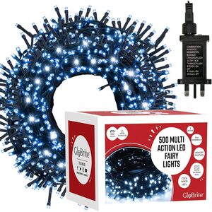 GloBrite 500 LED Christmas Lights with 8 Modes