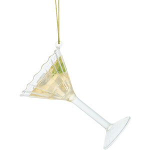 Glass Martini Hanging Decoration