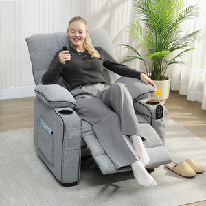 HOMCOM Electric Massage Recliner Armchair with Heat