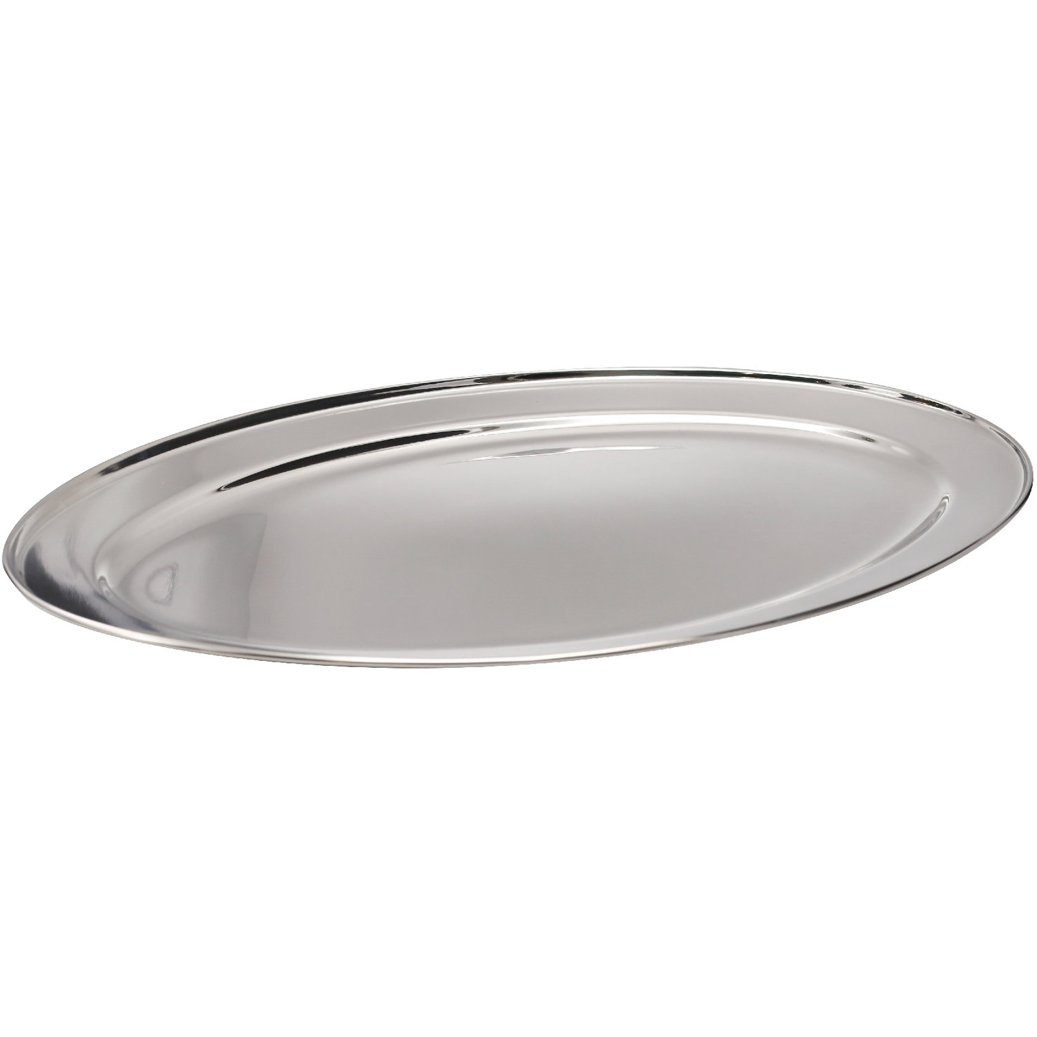 Buckingham Oval Platter Serving Tray Stainless Steel 45 Cm - Chrome