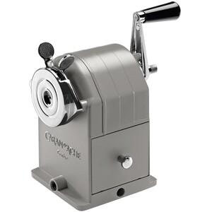 Caran d'Ache Metal Crank Desk-Top Pencil Sharpener Grey - 4¿10mm