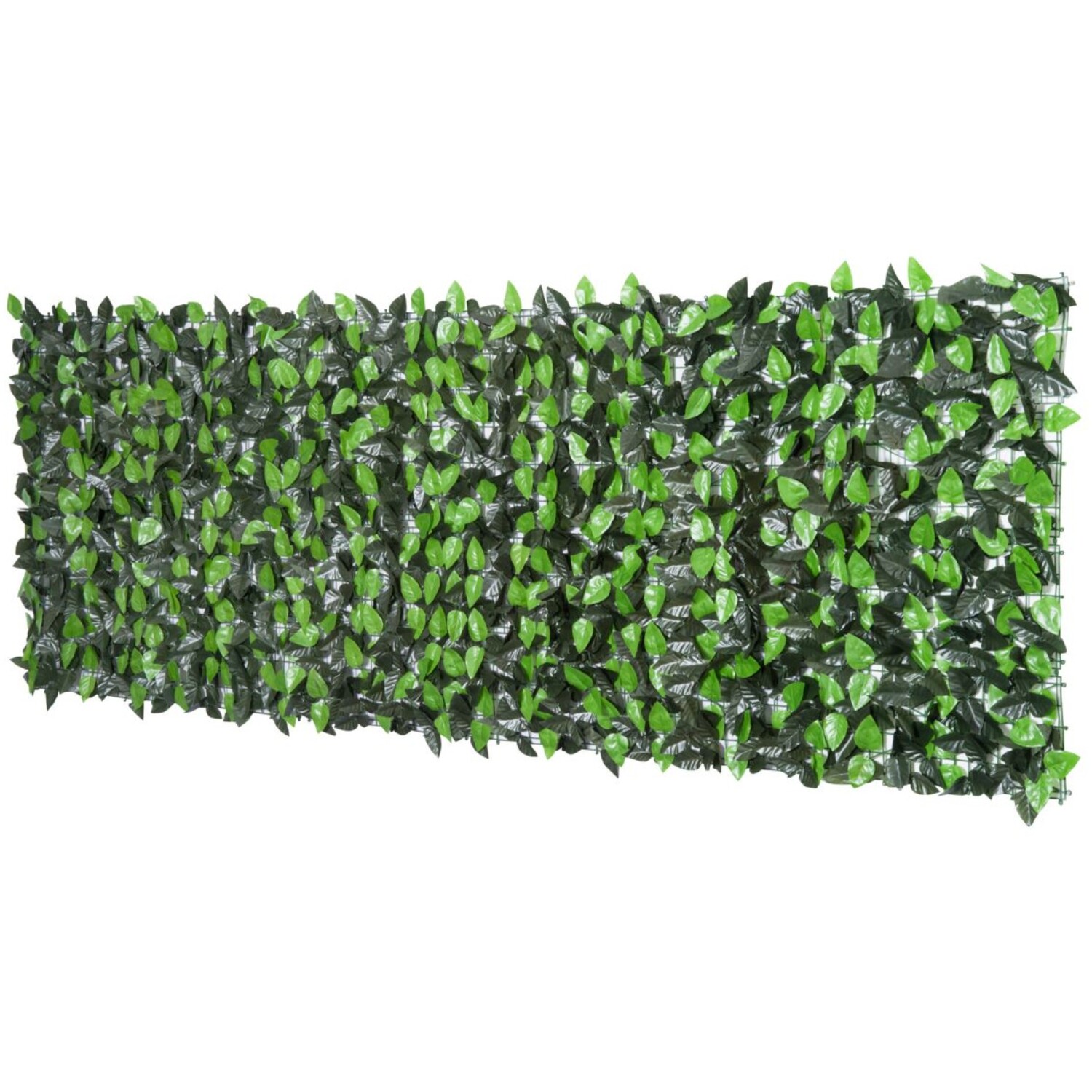 300cm Artificial Sweet Potato Leaf Privacy Screen - Green