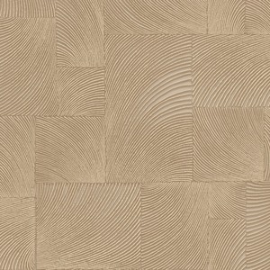 Murio Log Cabin Cut Wood Effect Blown Vinyl Wallpaper