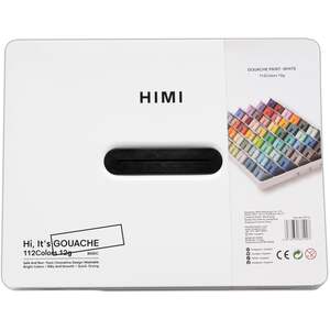 HIMI Twin Cup Gouache Set - 112 Colours (White Case)