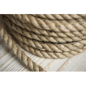 20mm Jute Rope, 30 metres / 98 ft Long, Strong Natural Hessian Cord, Perfect for Decking, Gardening