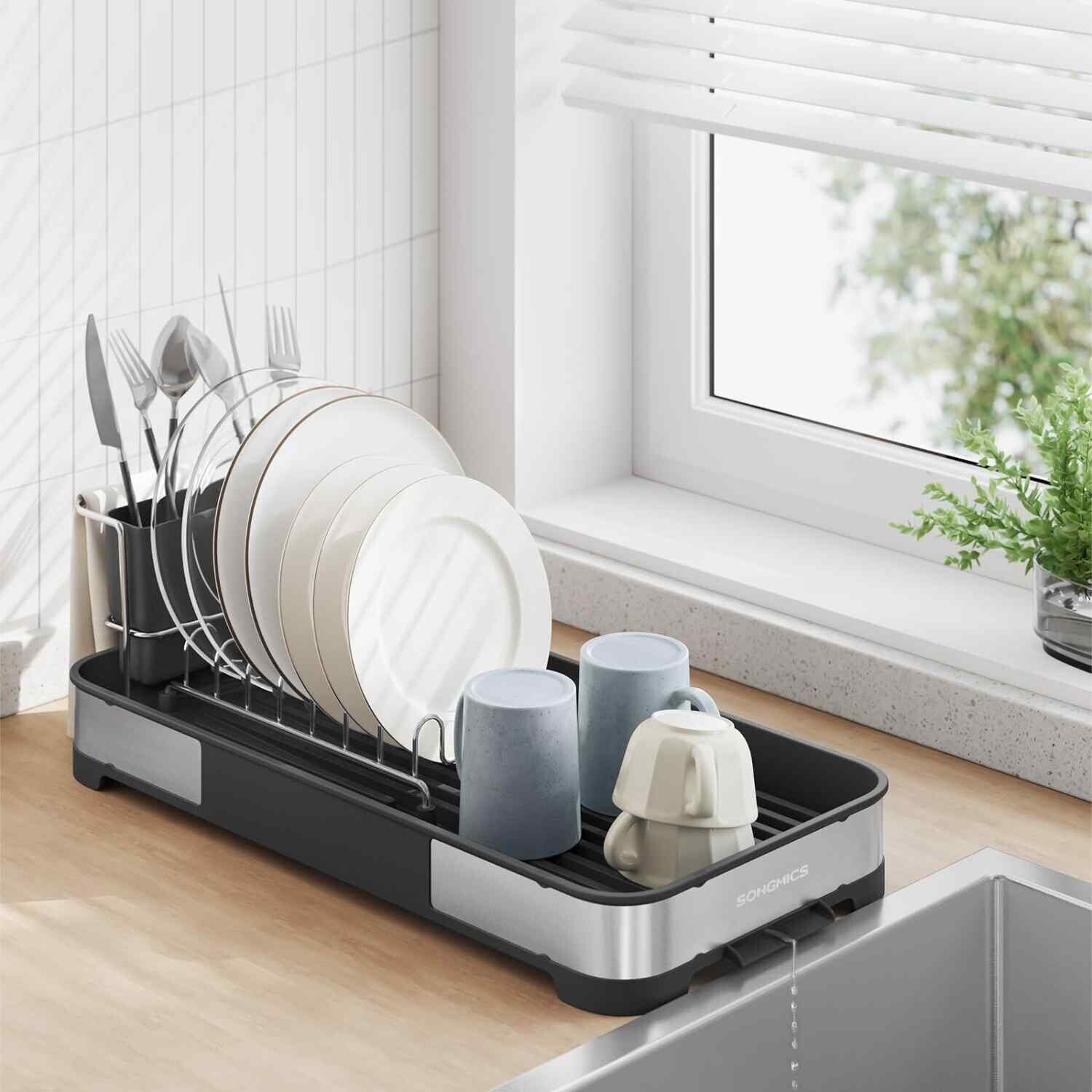 Image of Stainless Steel Dish Drying Rack with&hellip;