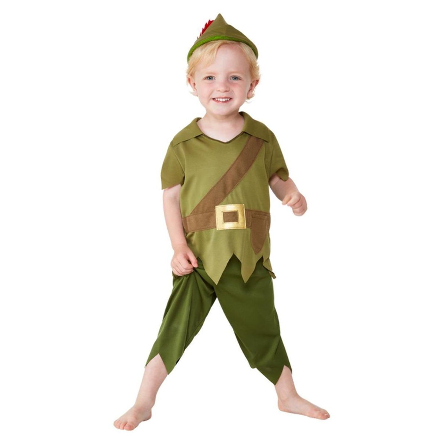 Robin Hood Childrens/Kids Costume Set - Green/Brown / 1+