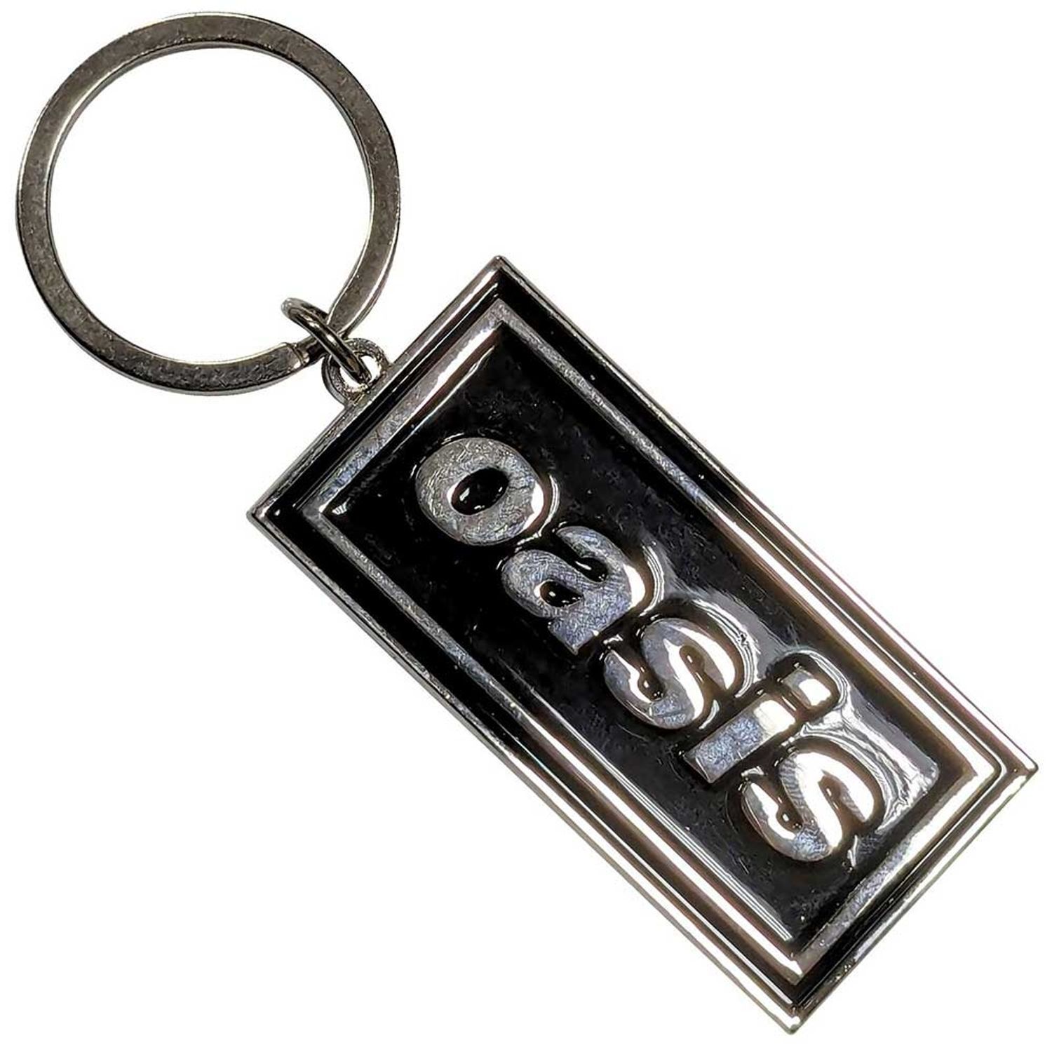 Oasis Music Unisex Black Logo Keyring In - Image 3