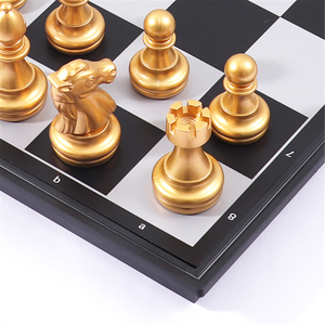 Folding and Magnetic Checker Chess Board