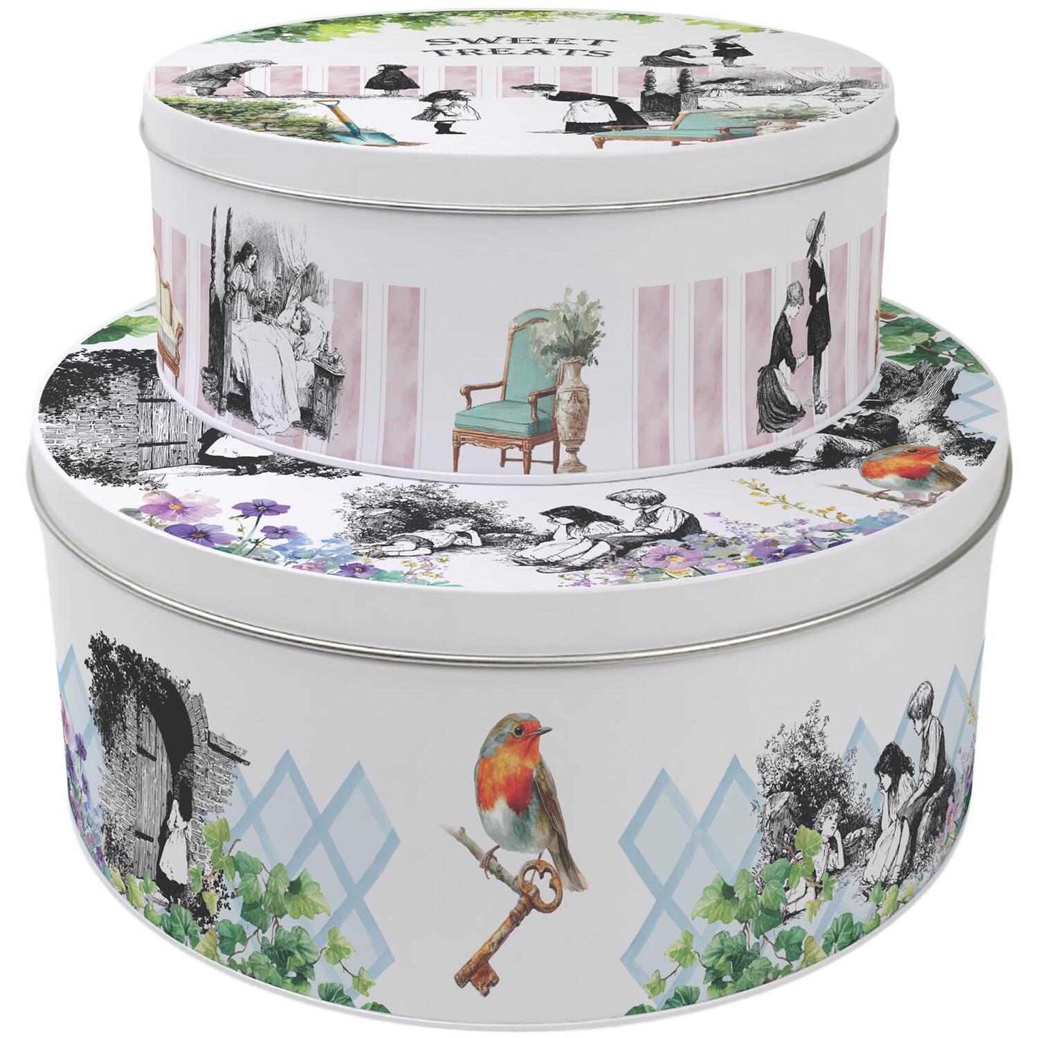 Image of The Secret Garden Round Cake Tin&hellip;