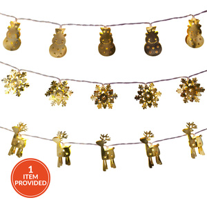 10 LED Christmas Character String Lights
