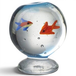 Glass Fish Bowl Ornament