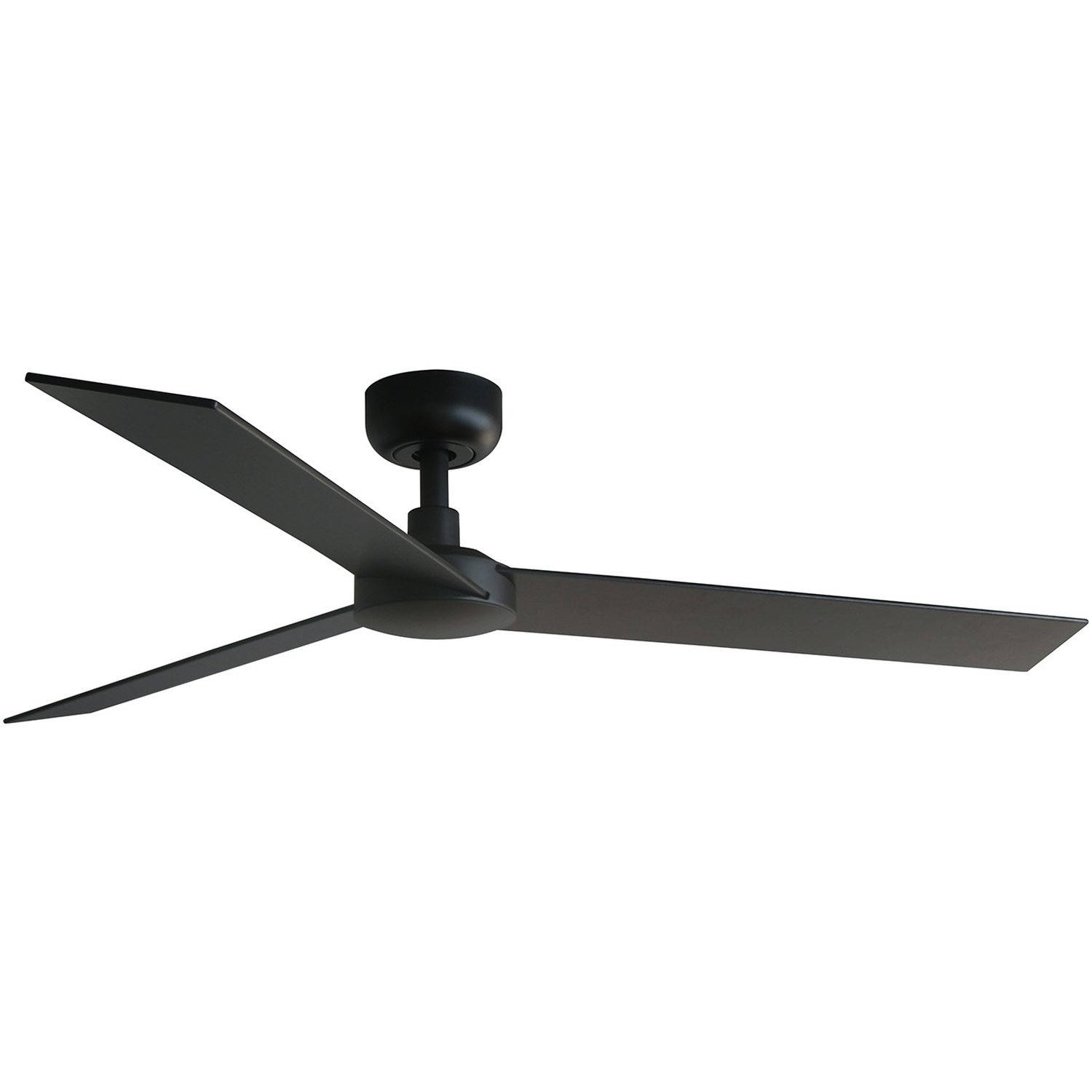 Rudder 132cm Ceiling Fan Matt Black, Walnut Blade, 3 Blade Reversible - Image 2