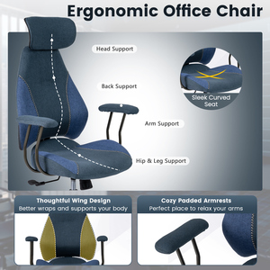 Costway Ergonomic Home Office Chair