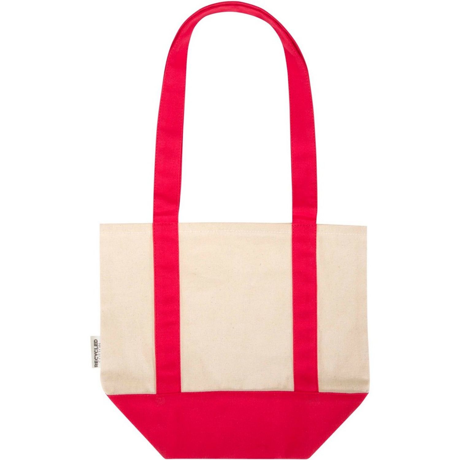 Floso Sam Recycled Cotton Mini Tote Bag A - Red/Natural