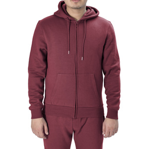 Mens Full Zip Hoodie Casual Soft Hooded Sweatshirt Jumper Jacket