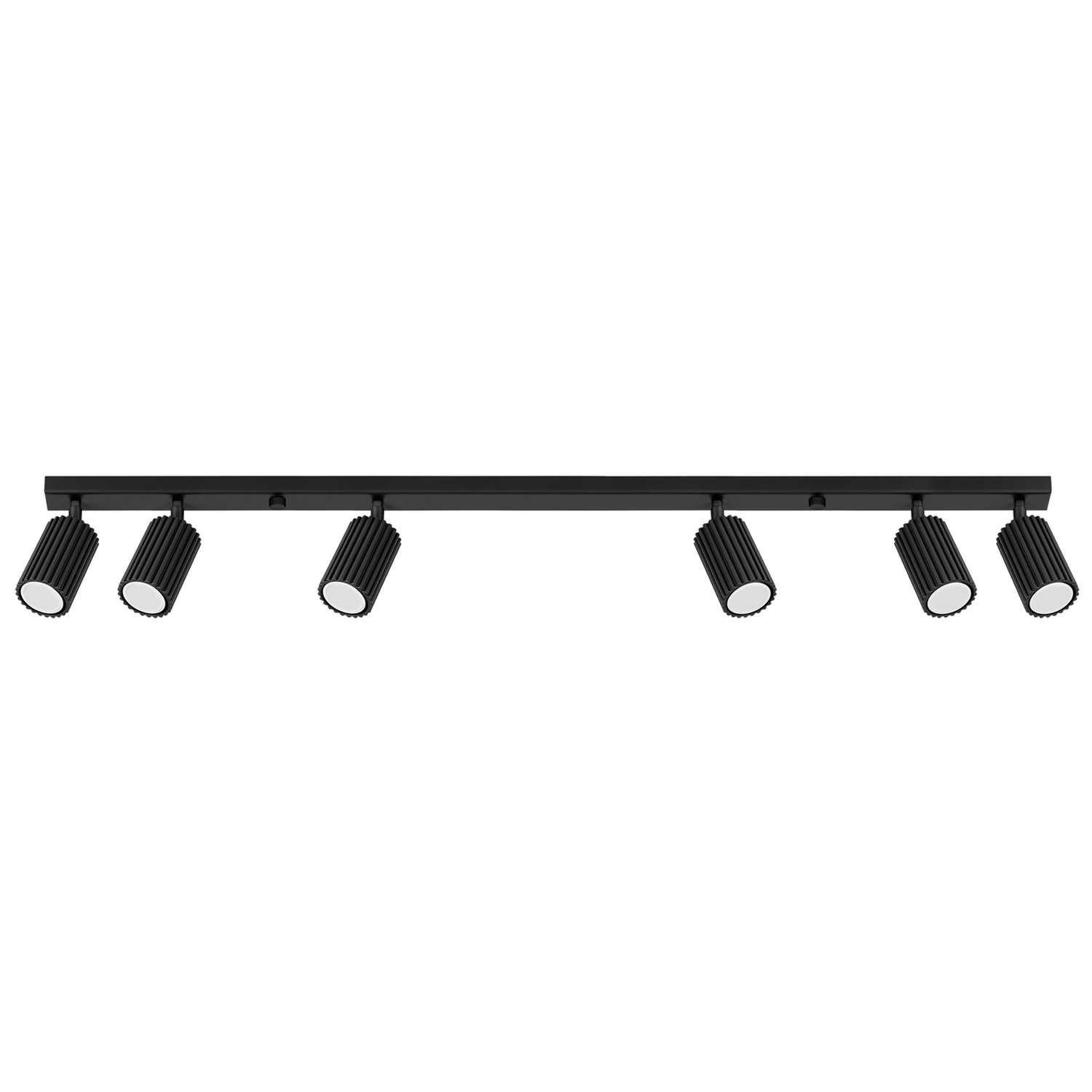 Sollux Lighting Ceiling Lamp Karbon 6L Black - Black