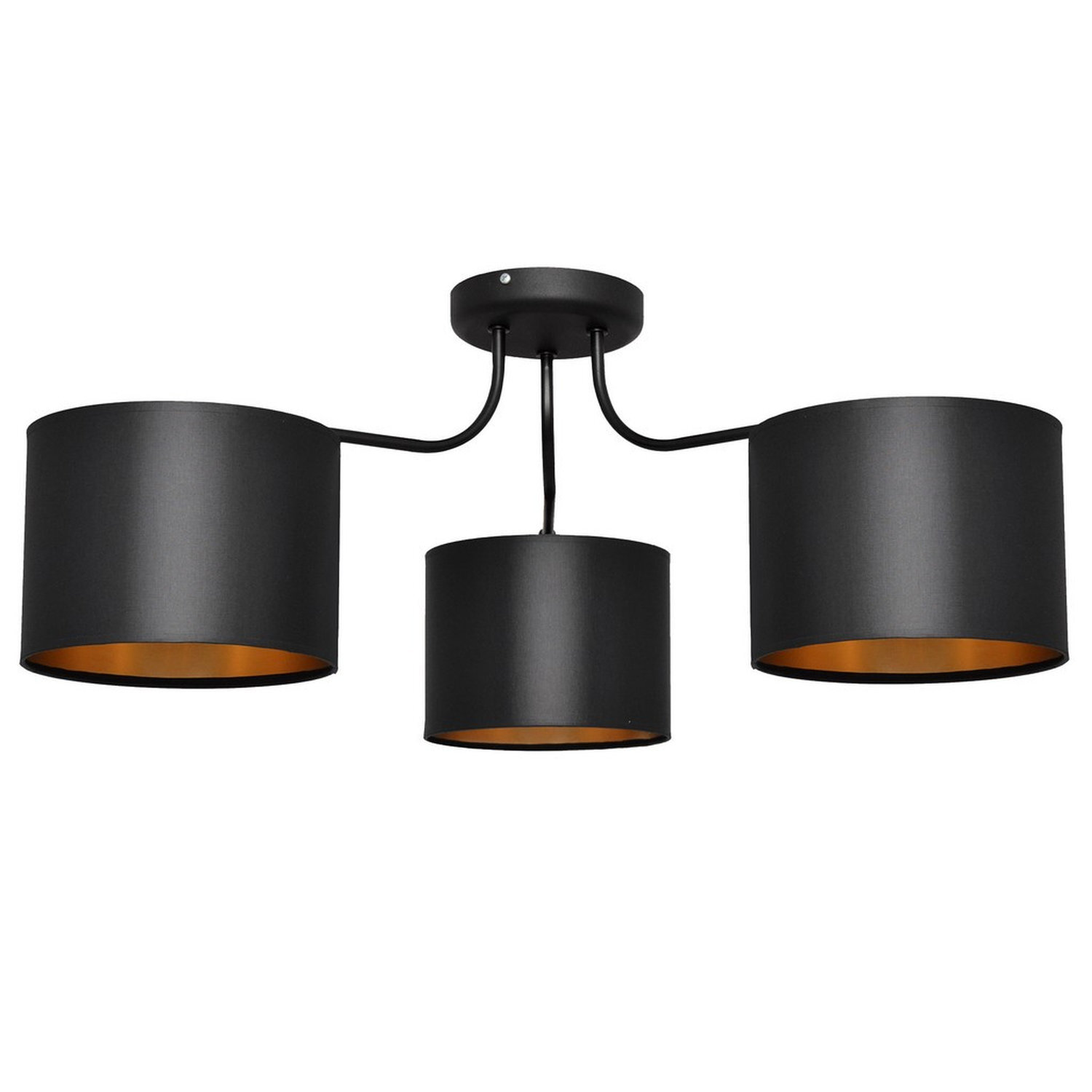 Helam Lighting Alba Ceiling Light Black