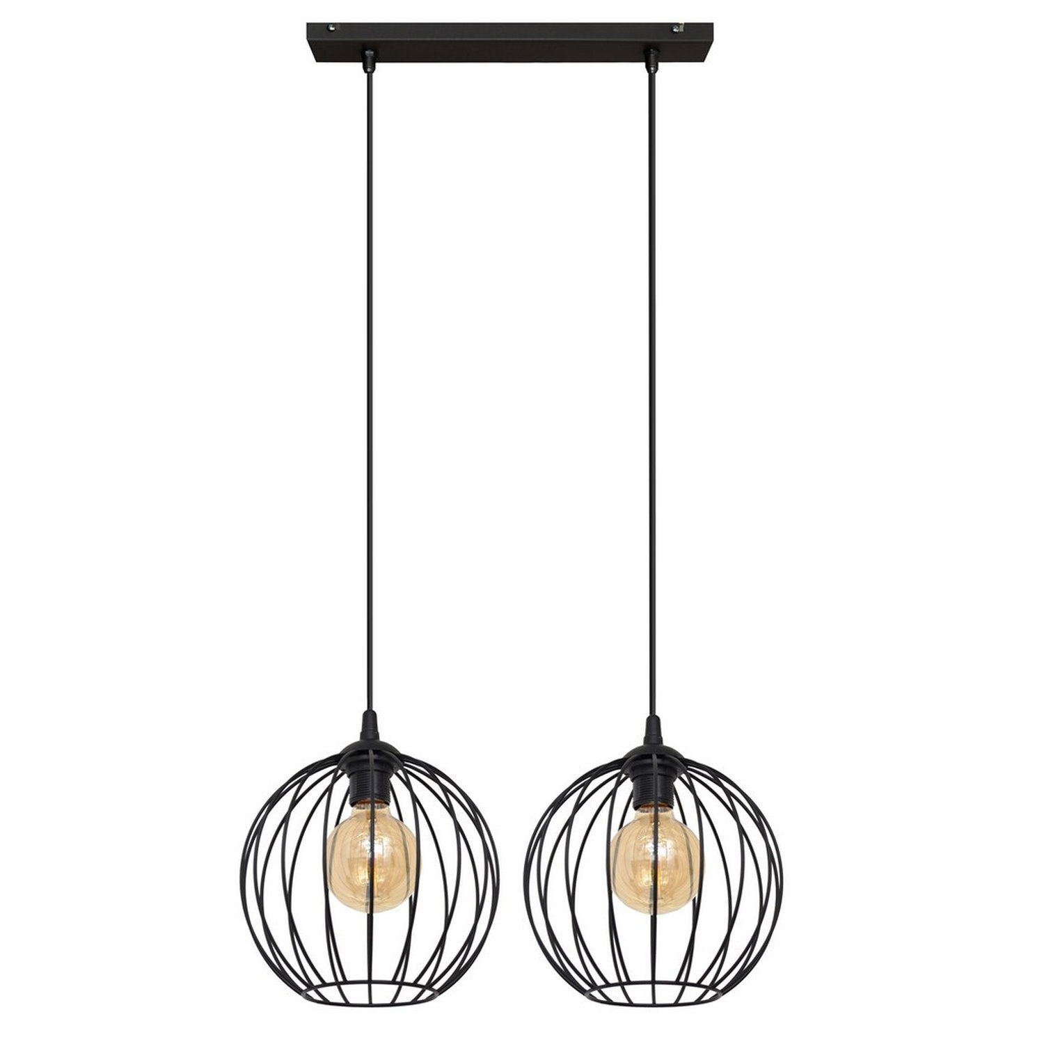 Helam Lighting Mercure Pendant Light Black