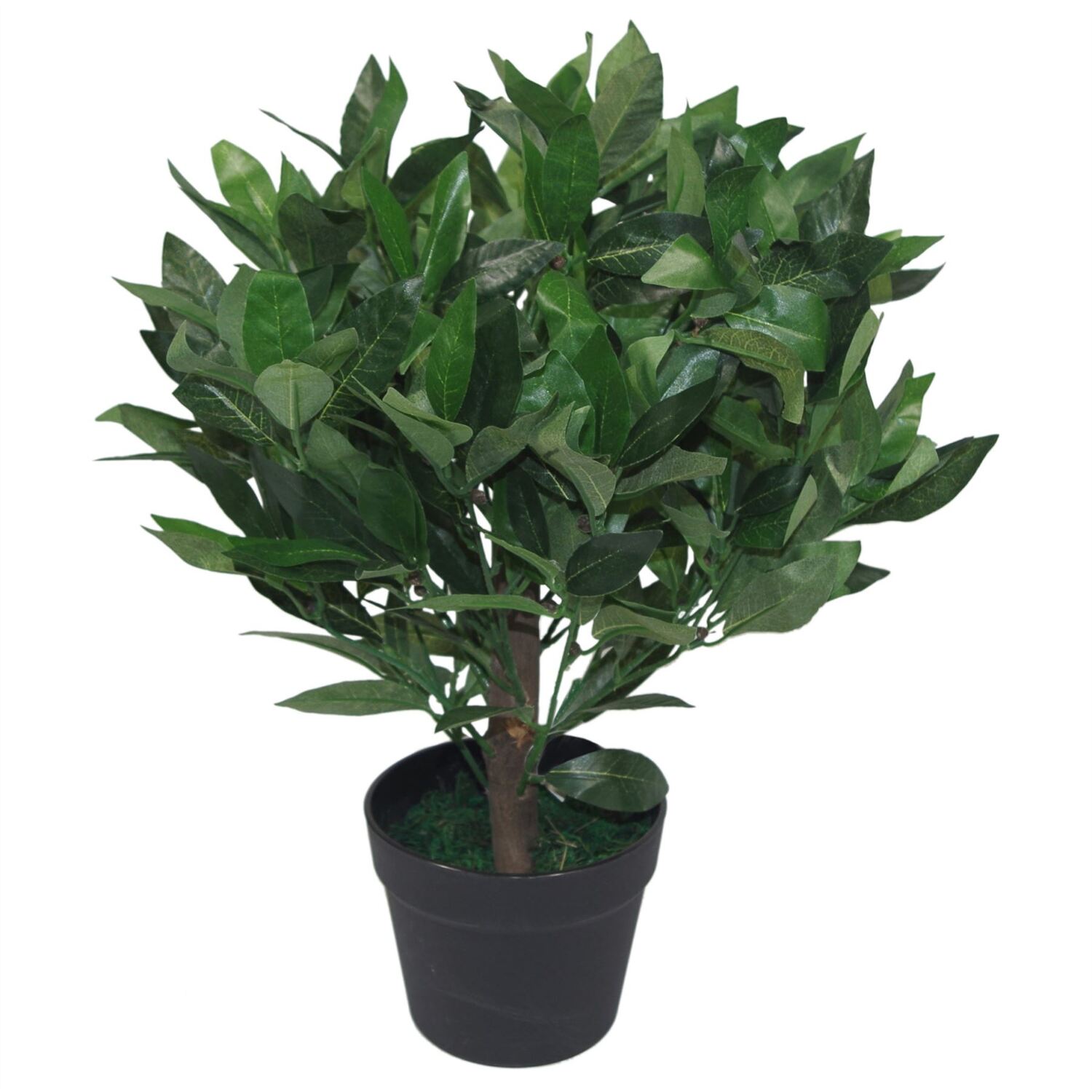 Leaf Unisex Green 50Cm Dwarf Artificial Bay Tree Laurel Topiary Bush In - Image 2