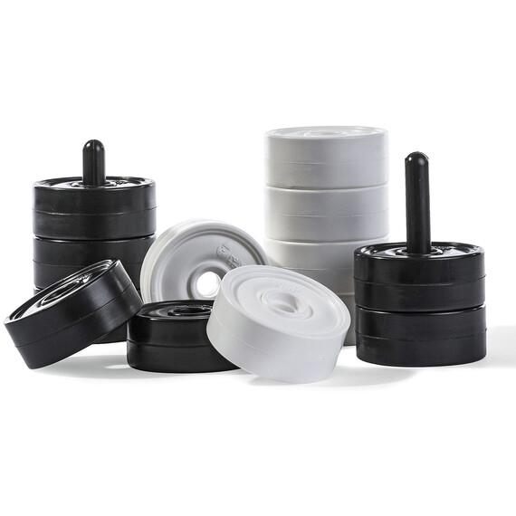 Large Garden Draught Pieces