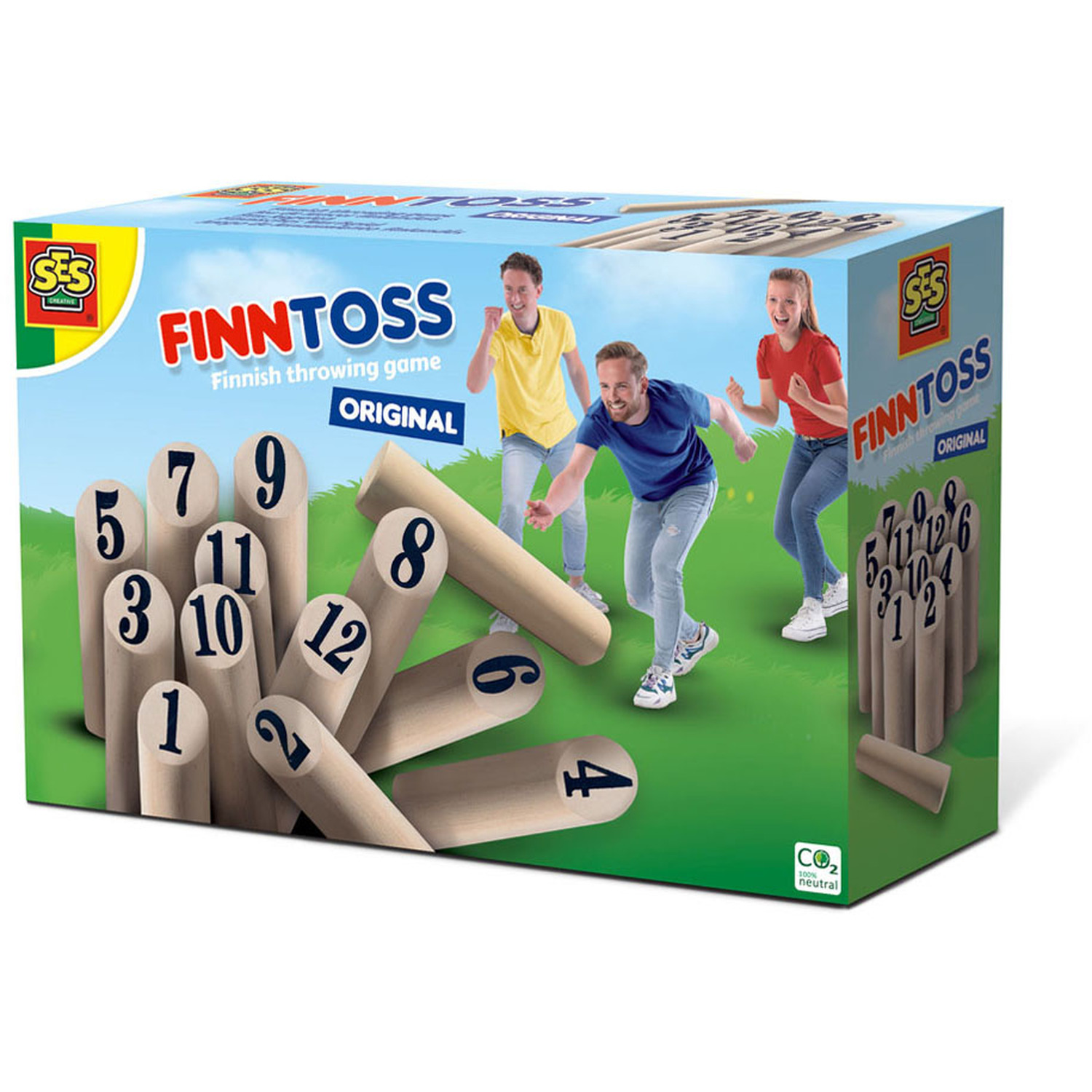 Image of Children's Finntoss Original Finnish Throwing Game - Black