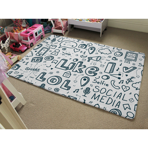 Social Media Designer Rug