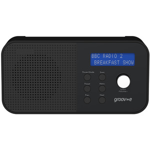 Groove Venice Portable DAB FM Digital Radio with Bluetooth