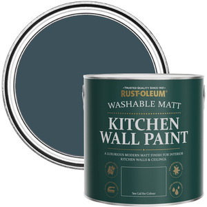 Rust-Oleum  Kitchen Wall Paint Matt  - Evening Blue 2.5L
