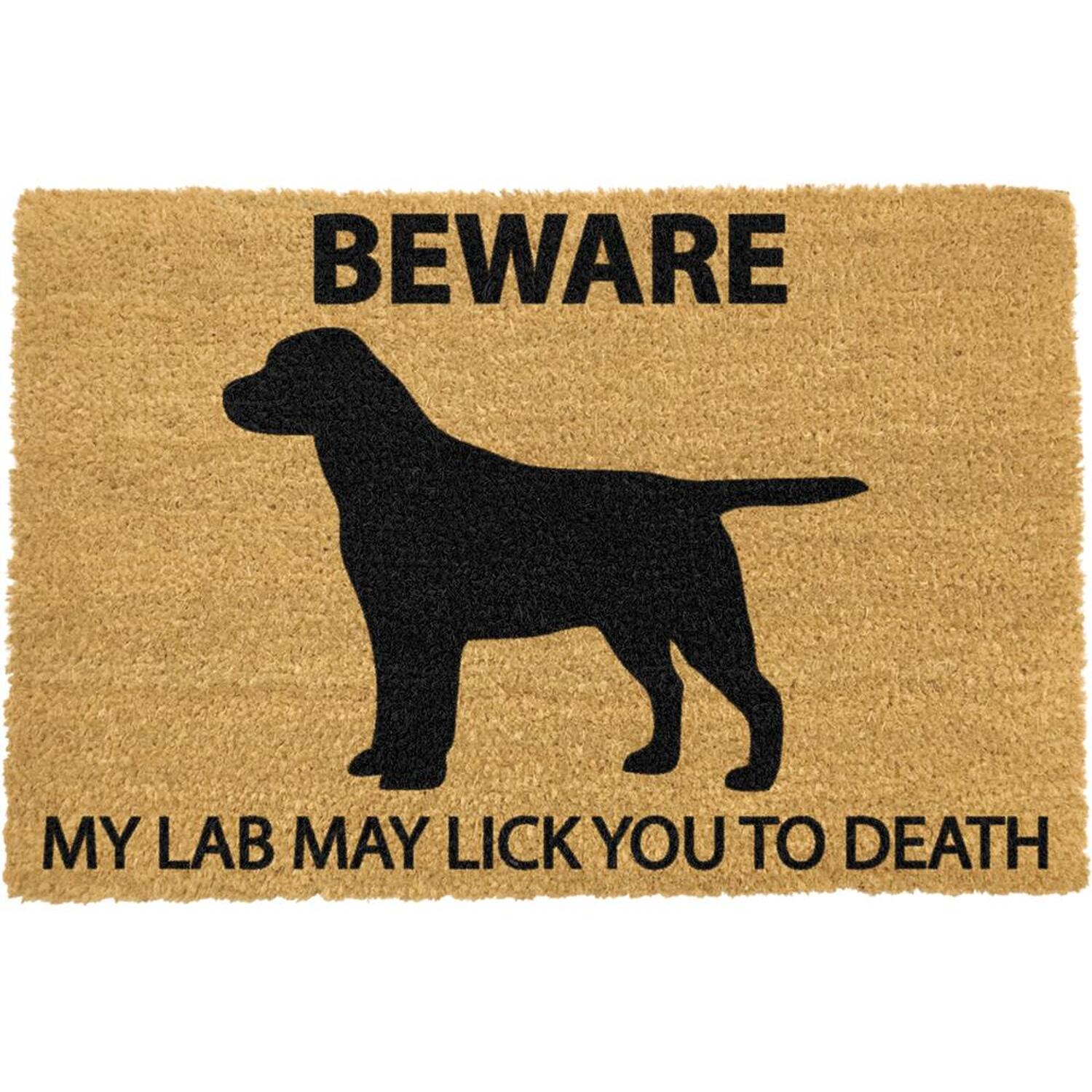 Labrador Doormat - Brown