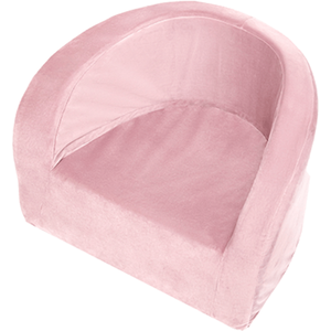 Pink Toddler Velvet Armchair shot 3217446