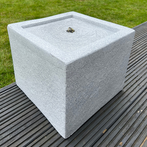 Square Water Feature with LED Lights
