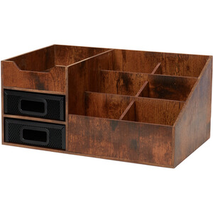 Bamboo Mesh Desk Organiser