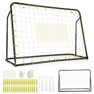 2-in-1 Kids Soccer Rebounder and Soccer Goal