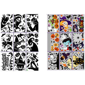 Halloween Haunted House Electrostatic Window Stickers