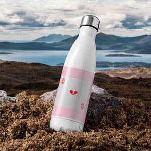 Ace Of Broken Hearts Stainless Steel Bottle